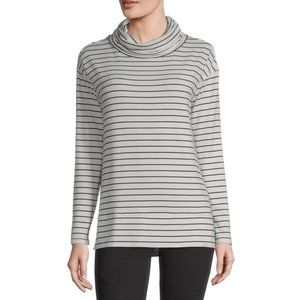 NWT Liz Claiborne Womens Cowl Neck Long Sleeve Tunic Top
